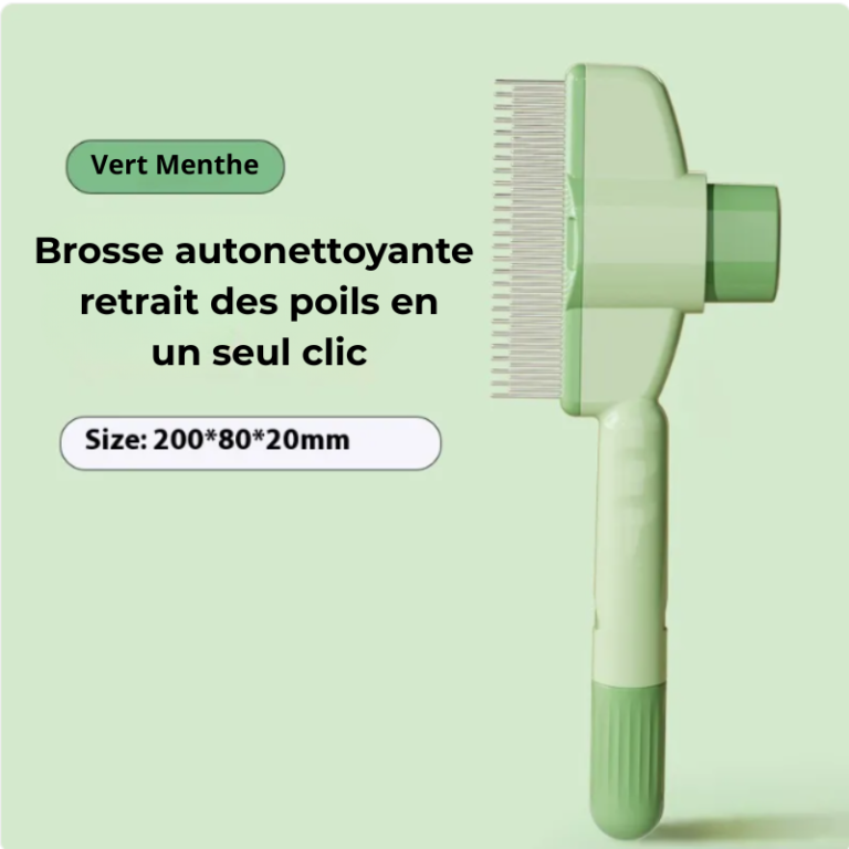 Brosse nettoyante – Massage & élimination des poils