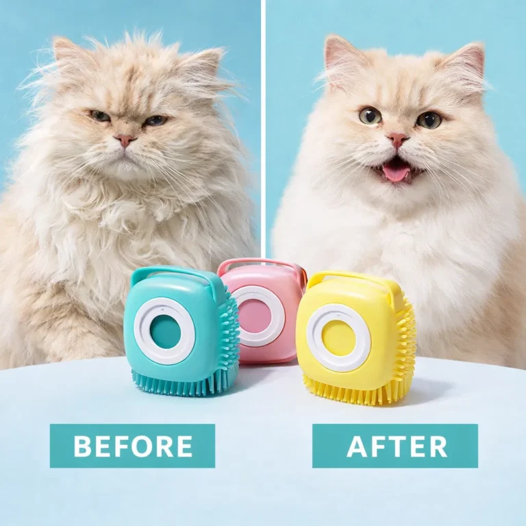 Brosse de douche Portable pour chat et chien