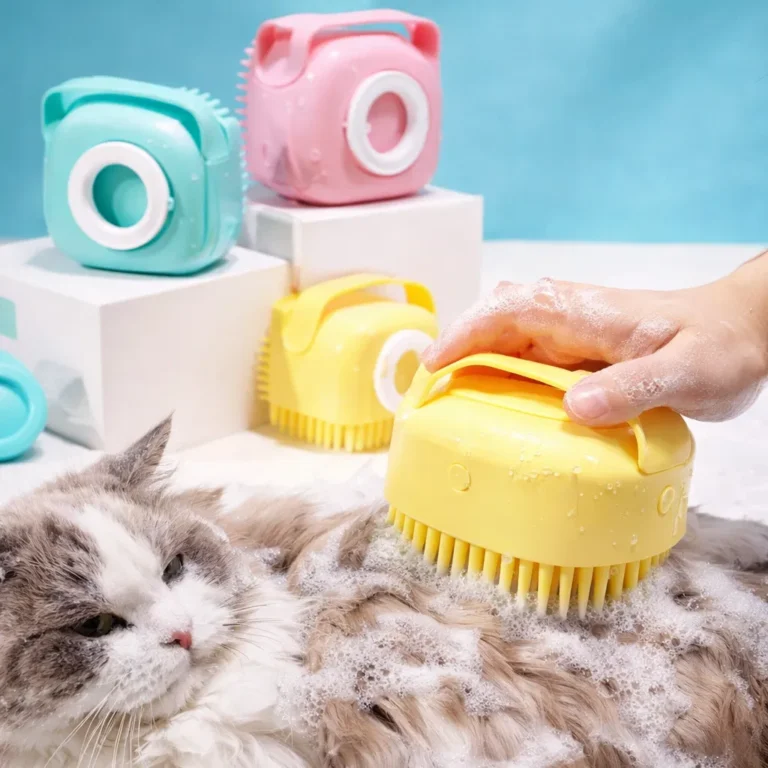 Brosse de douche Portable pour chat et chien