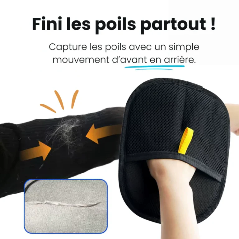 Gant de Toilette pour Animaux