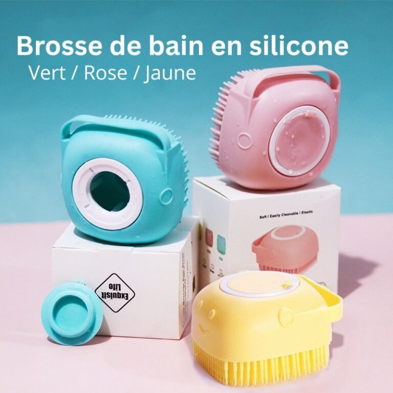 Brosse de douche Portable pour chat et chien