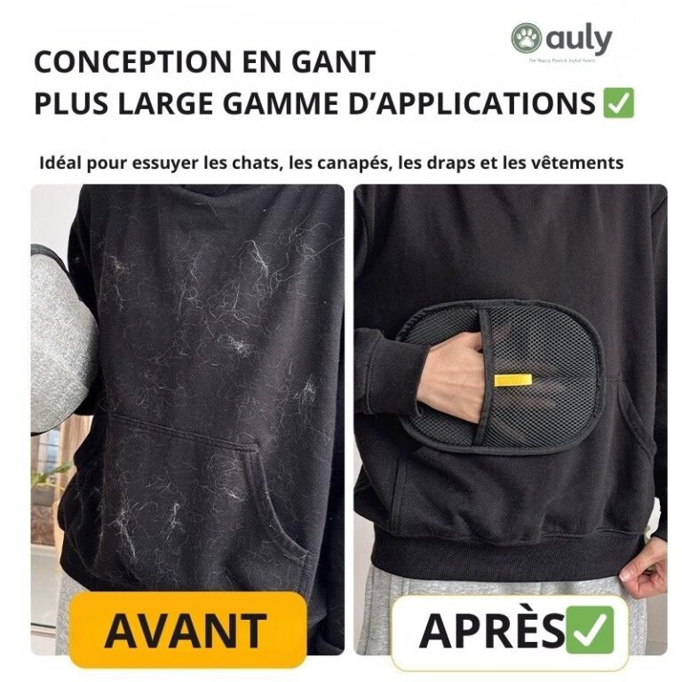 Gant de Toilette pour Animaux